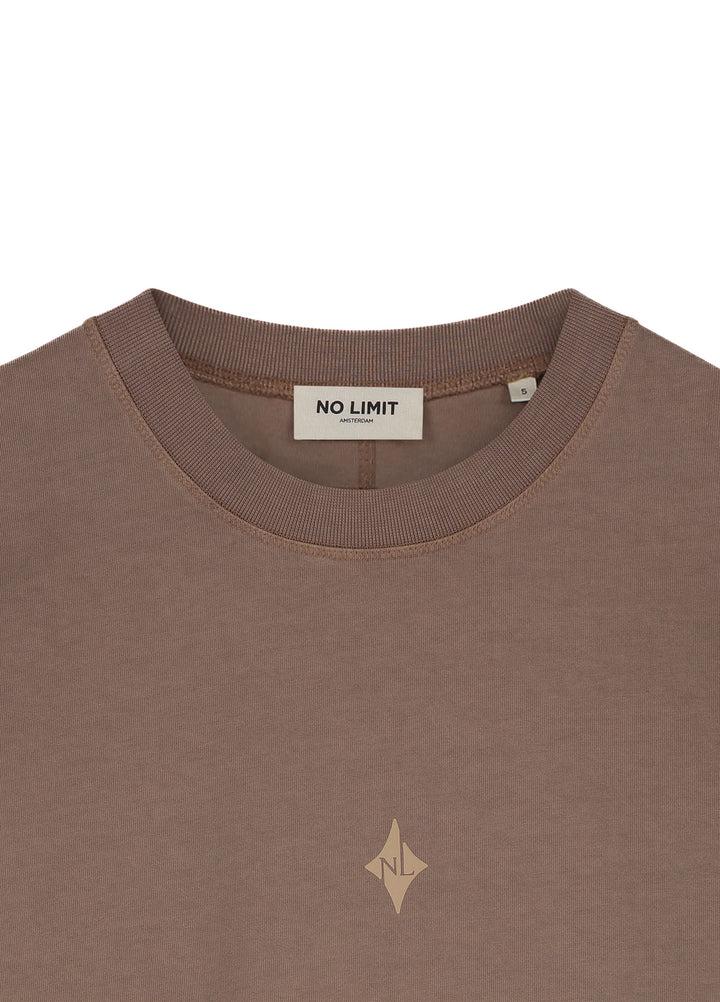 T-Shirt - Washed Otter Brown