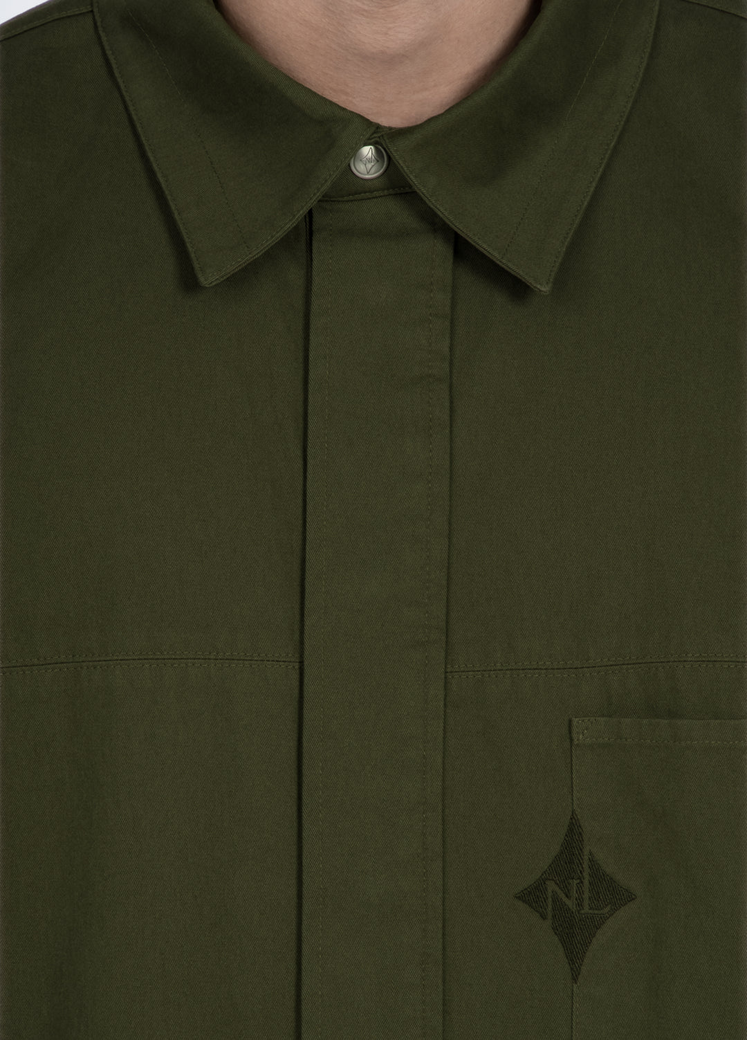 Shirt - Navy Green