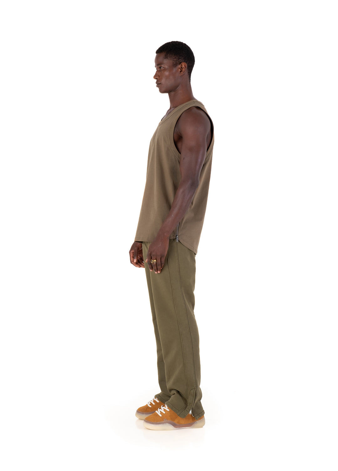 The Marcel Top - Khaki Grenade