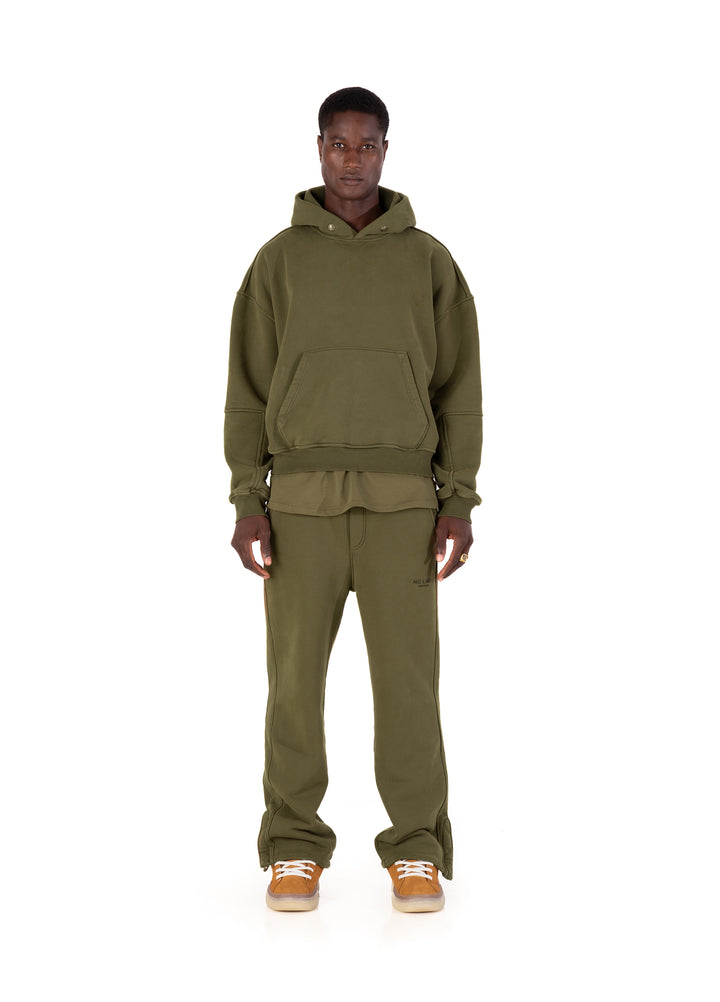 The Nomad Hoodie - Khaki Grenade