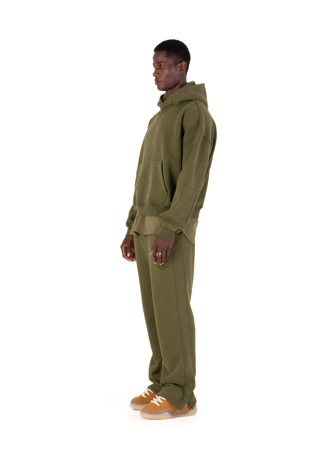 The Nomad Hoodie - Khaki Grenade