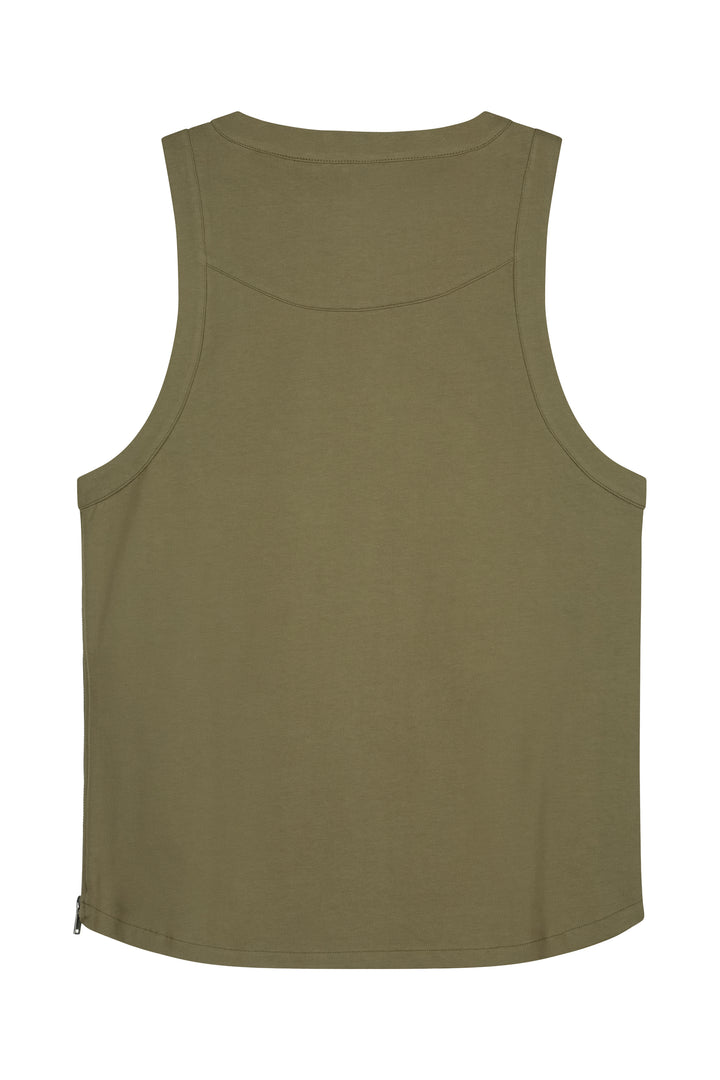 The Marcel Top - Khaki Grenade